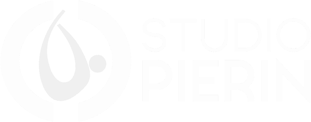 Studio Pierin logo completo branco